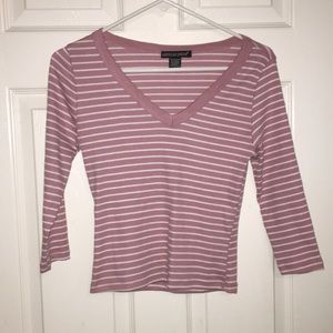 American Dream long sleeve stripped shirt